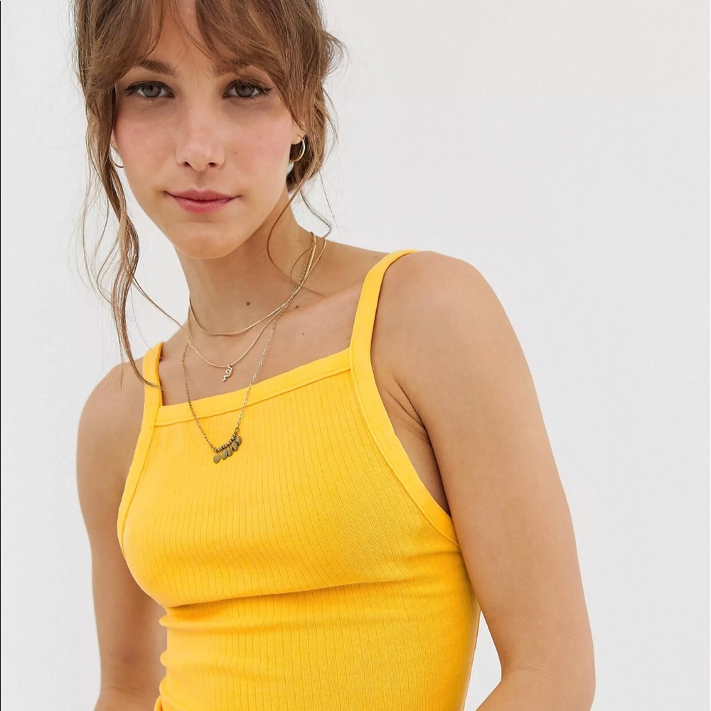 Free People “Set it Up” Square Tank Top